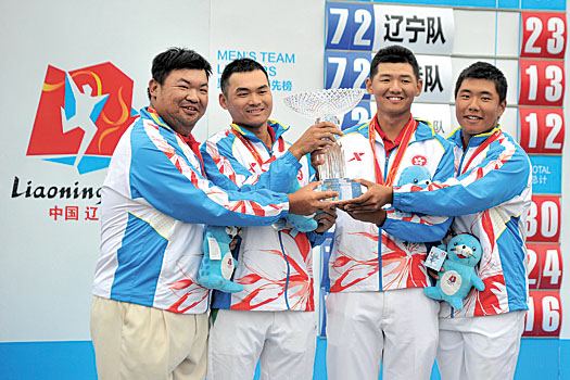 Wong Woon-man, Timothy Tang, Jason Hak and Motin Yeung which claimed the silver medal at the 2013 National Games