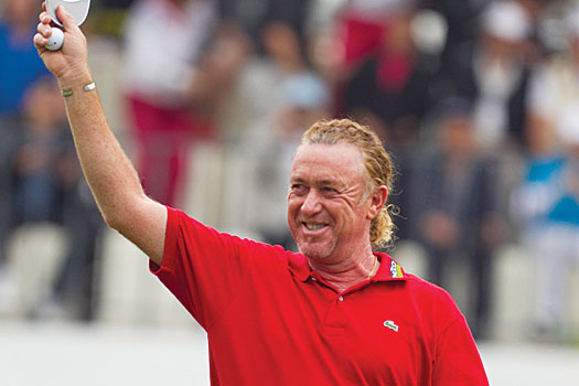 Miguel Angel Jimenez earned the third of his four Hong Kong Open titles in 2012