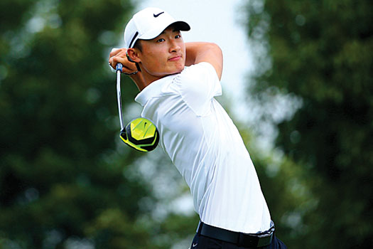 Li Hao-tong is the first Chinese professional to play on the Web. com Tour in the States