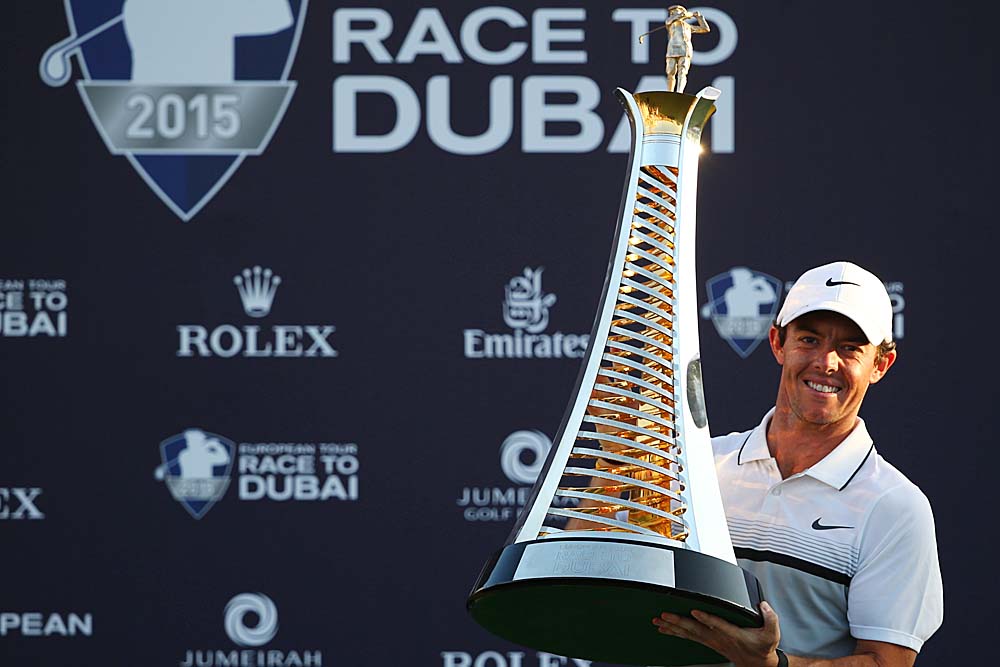 Rory McIlroy won the Tour's Race to Dubai title again