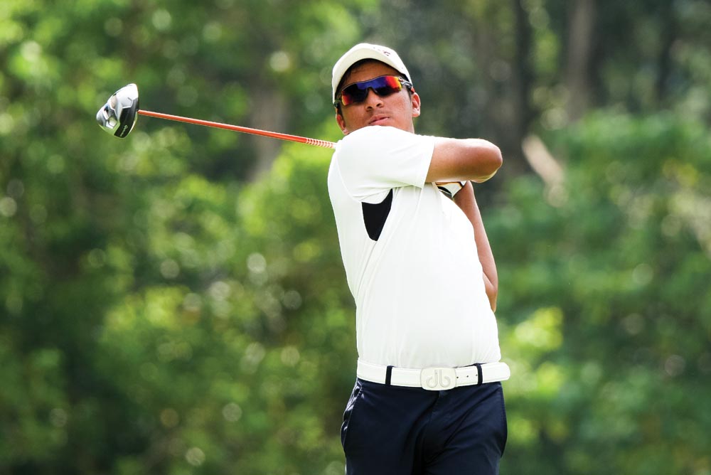 Leon D'Souza at last year's Hong Kong Open Amateur Championship