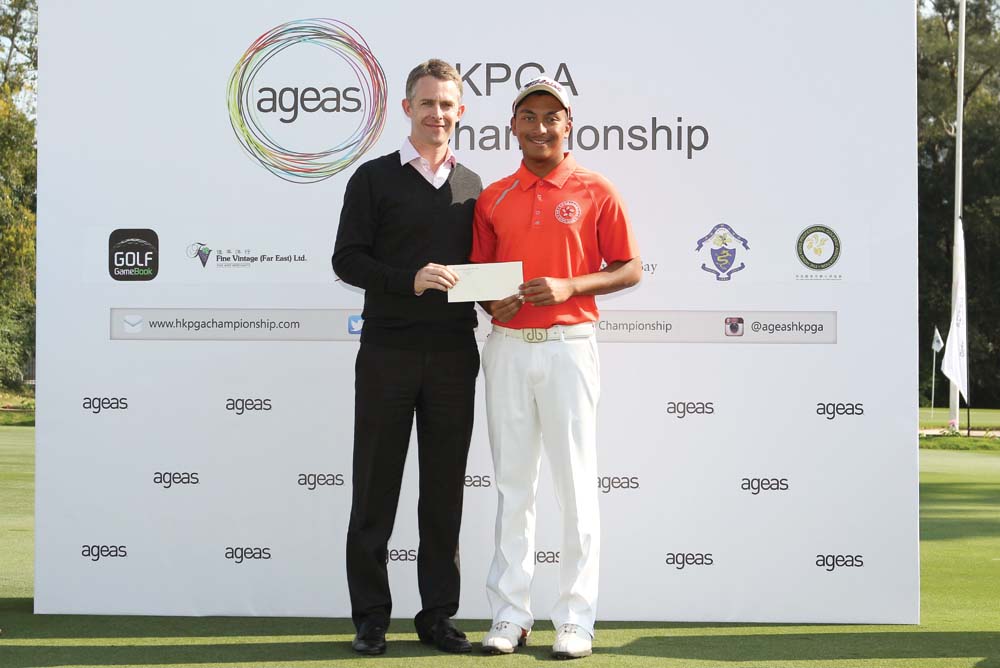 D'Souza finished in a share of fourth at Ageas HKPGA Championship