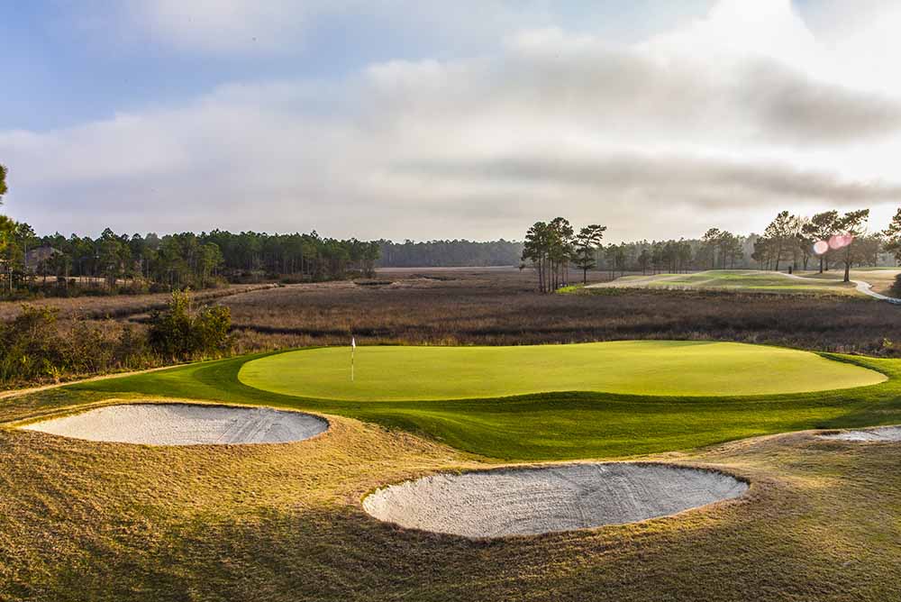 Designed by Davis Love III, Shell Landing is as challenging as it is beautiful