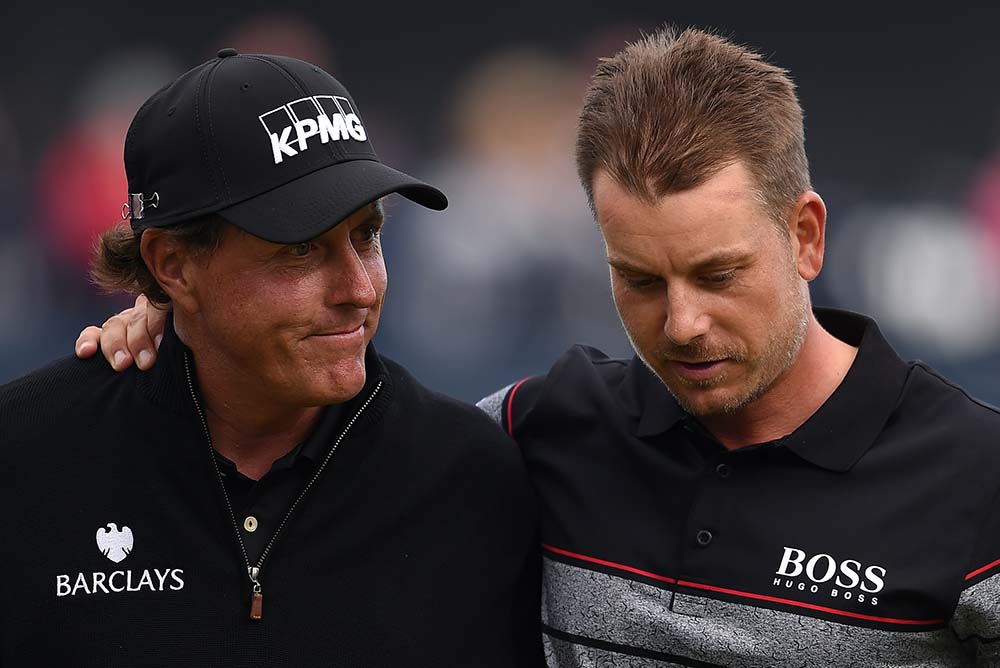 Mickelson and Stenson displayed great sportsmanship throughout the final round
