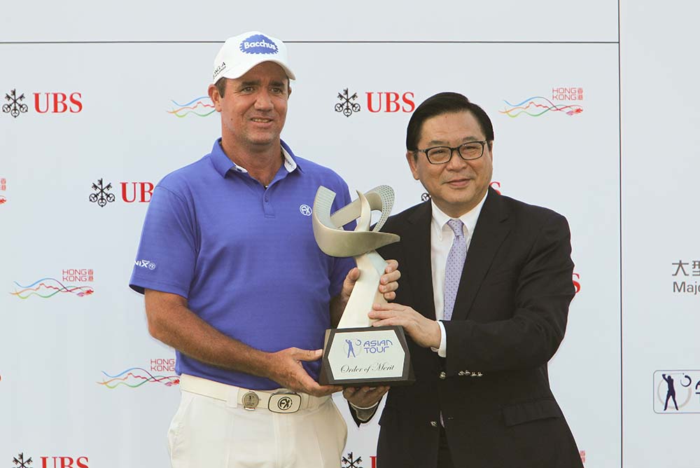 Scott Hend, 2016 Asian Tour Order of Merit champion