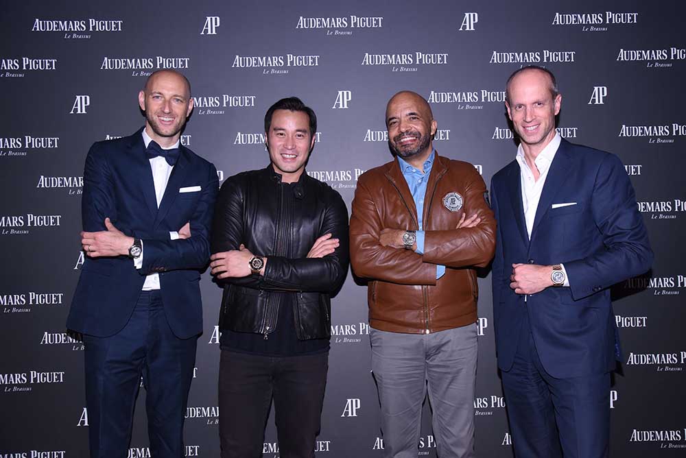 Tim Sayler, CMO of AP, Joseph Chang, Olivier Audemars, VP of the Board of Directors of AP, David von Gunten, CEO Greater China of AP