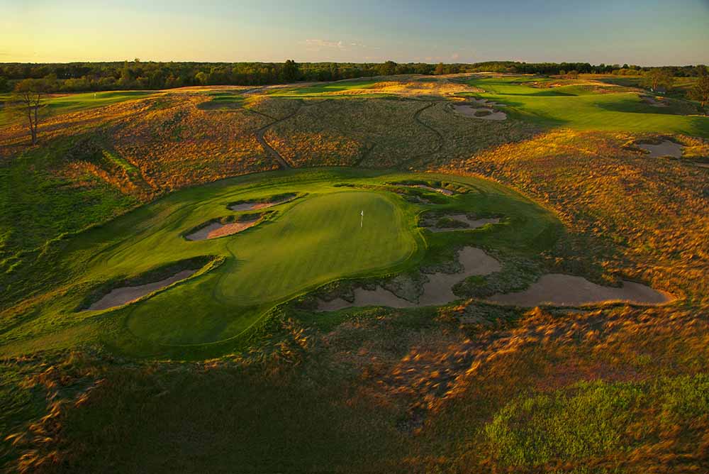 The Erin Hills course
