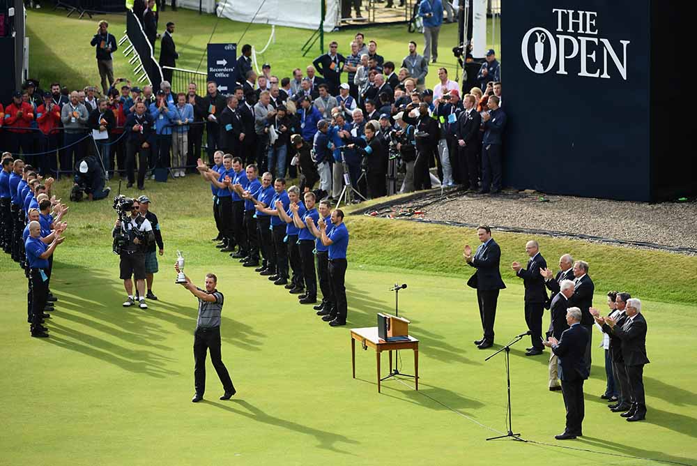 First prize of the Open rising from US$1.1m in 2010 to US$1.55m as Henrik Stenson won at the Royal Troon last year