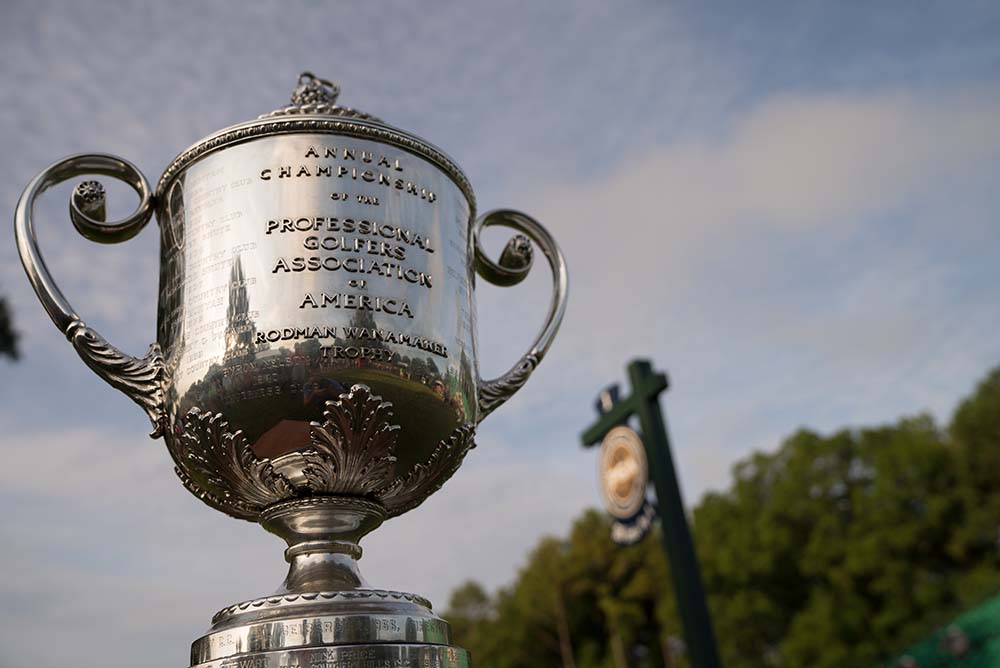 The young man who once got a Jack Nicklaus autograph now has his name on the same Wanamaker Trophy