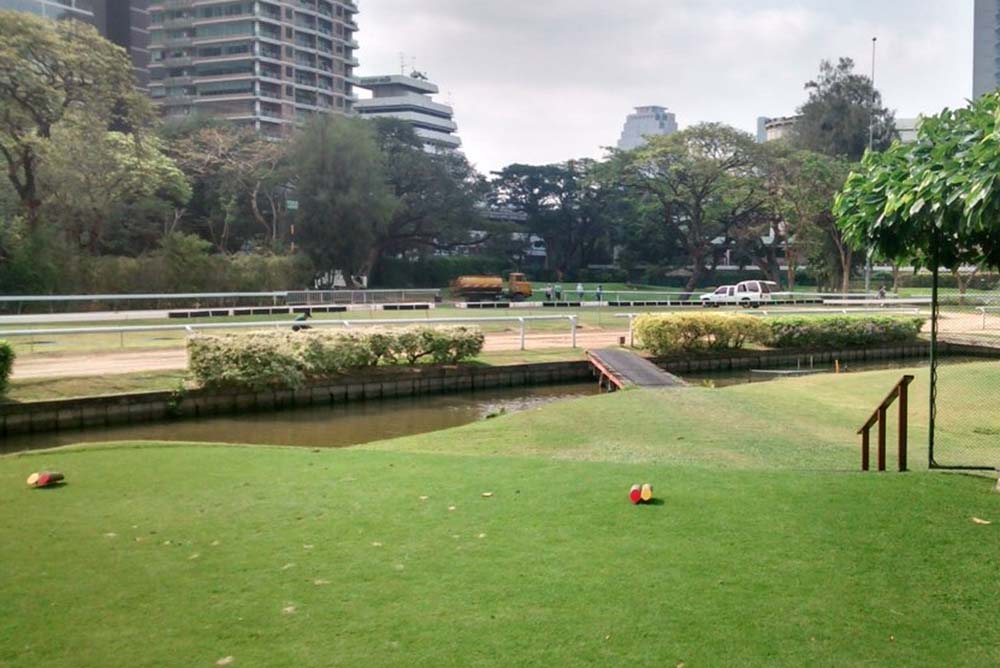 The Royal Bangkok Sports Club could perhaps best be described as an obstacle course