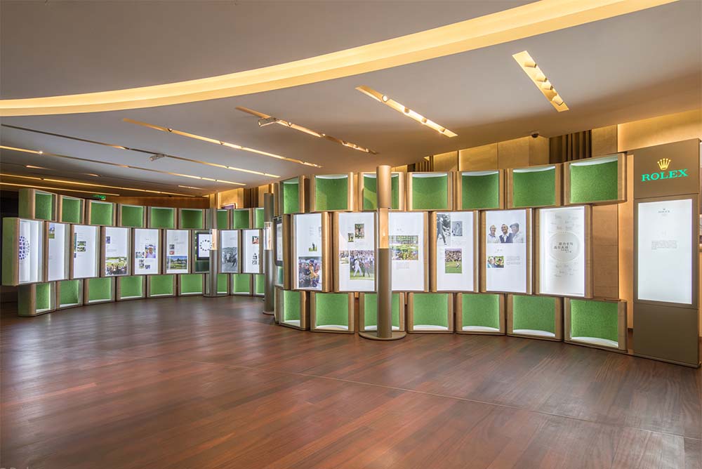 "50 Years of Rolex and Golf" exhibition