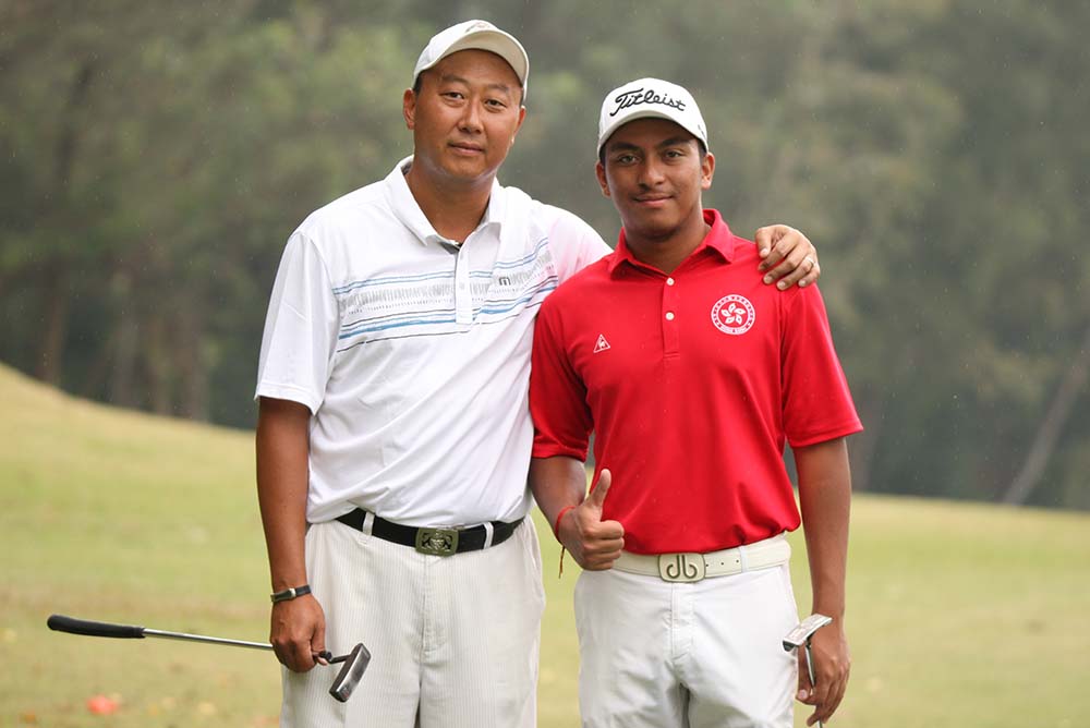 Friendly rivals - Max Wong and Leon D'Souza