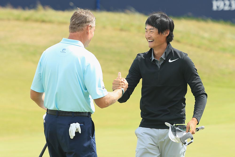 " I always wanted to play The Open and to play so good means a lot," Li said