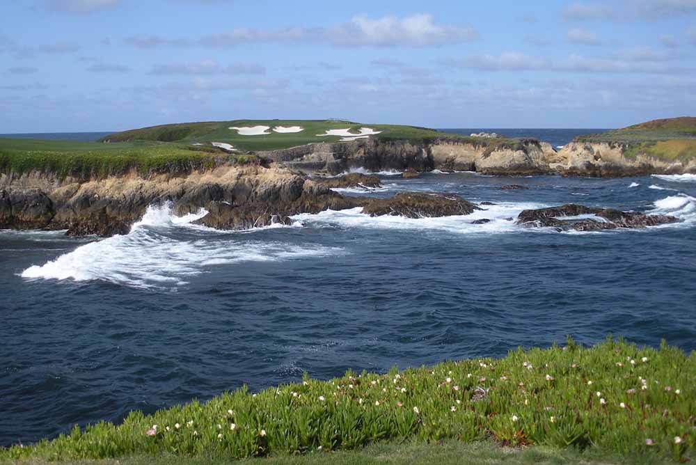 The 16th hole at Cypress Point Golf Club
