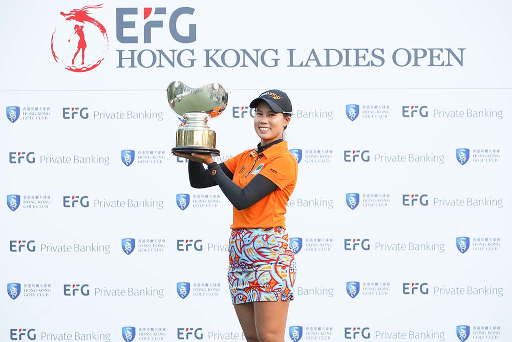 Saranporn Langkulgasettrin became the second Thai to win the US$150,000 championship