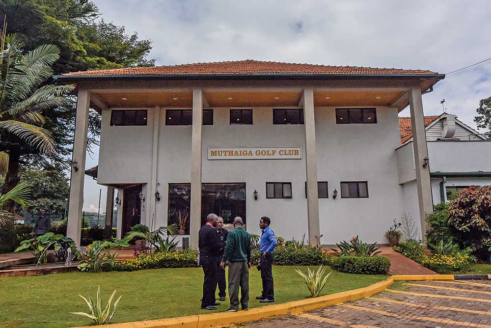 The clubhouse of Muthaiga Golf Club