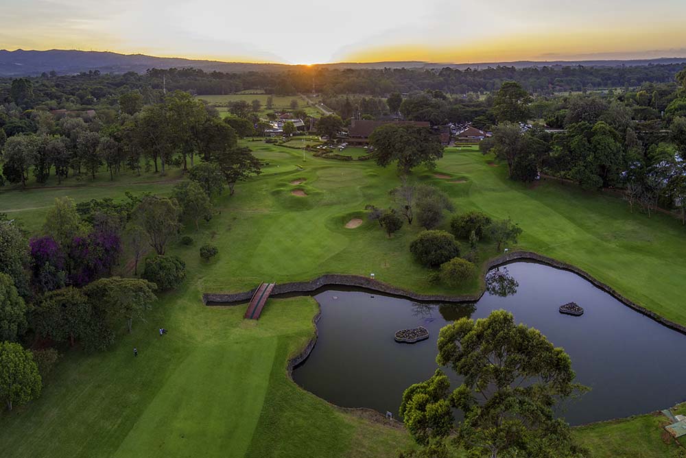 The 18th hole of Karen Country Club