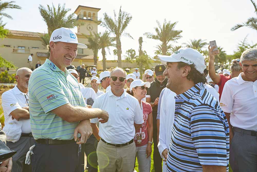 Ernie Els with His Excellency Yasir bin Othman Al-Rumayyan