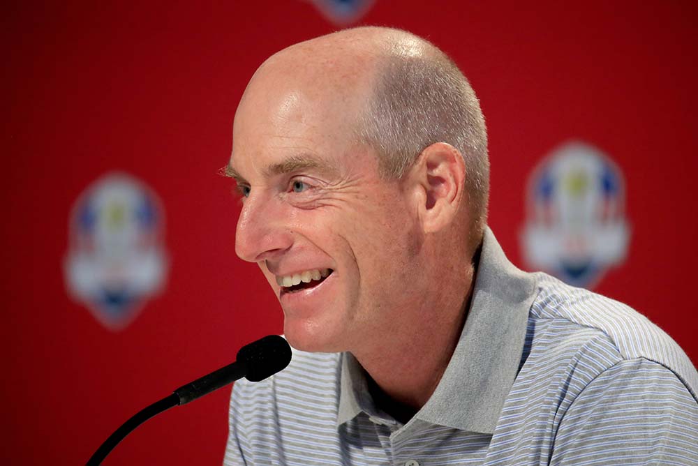 Jim Furyk, the Captain of the USA Team