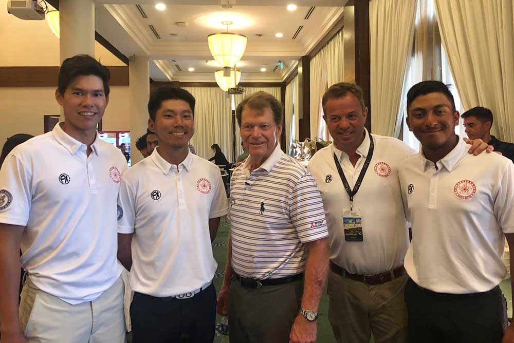 The Hong Kong national team had the chance to meet Tom Watson