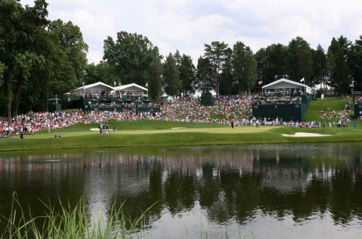 Seven players from the first 8 groups found the water at what is being called one of the toughest ever opening holes