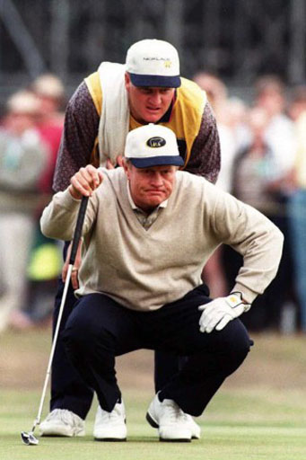 Nicklaus at the 1996 Open Championship