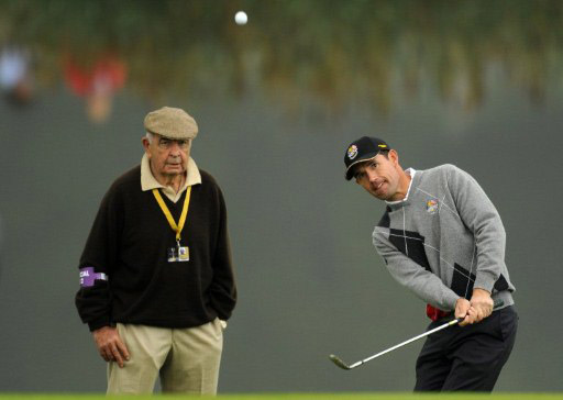 Harrington and Torrance before the 2010 Ryder Club