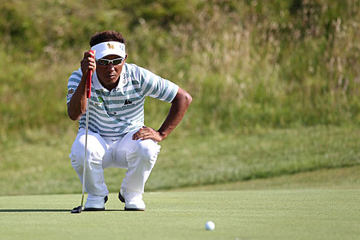 "Played solid, holed a lot of short putts. I had a good round," said Thongchai
