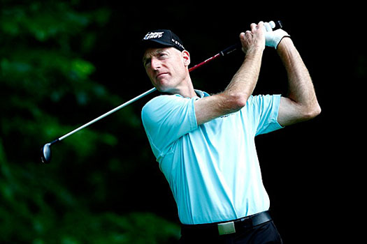 "The course is still playing pretty soft, the greens are very receptive," Furyk said