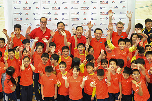 HSBC and the Hong Kong Golf Association launching the new HSBC Hong Kong Junior Golf Programme