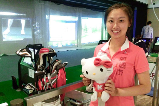 Kitty Tam has been taking some of her practice indoors this summer