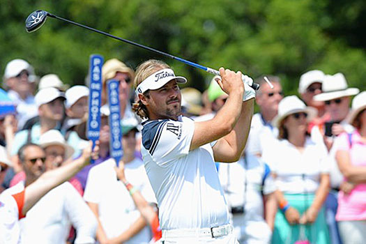 "I'm very happy about the way I played today," Dubuisson said