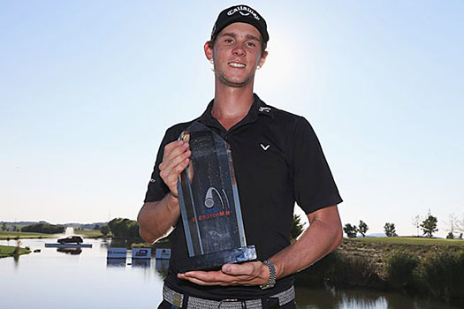 "It's great to get this first win under my belt so early in my career," said Pieters