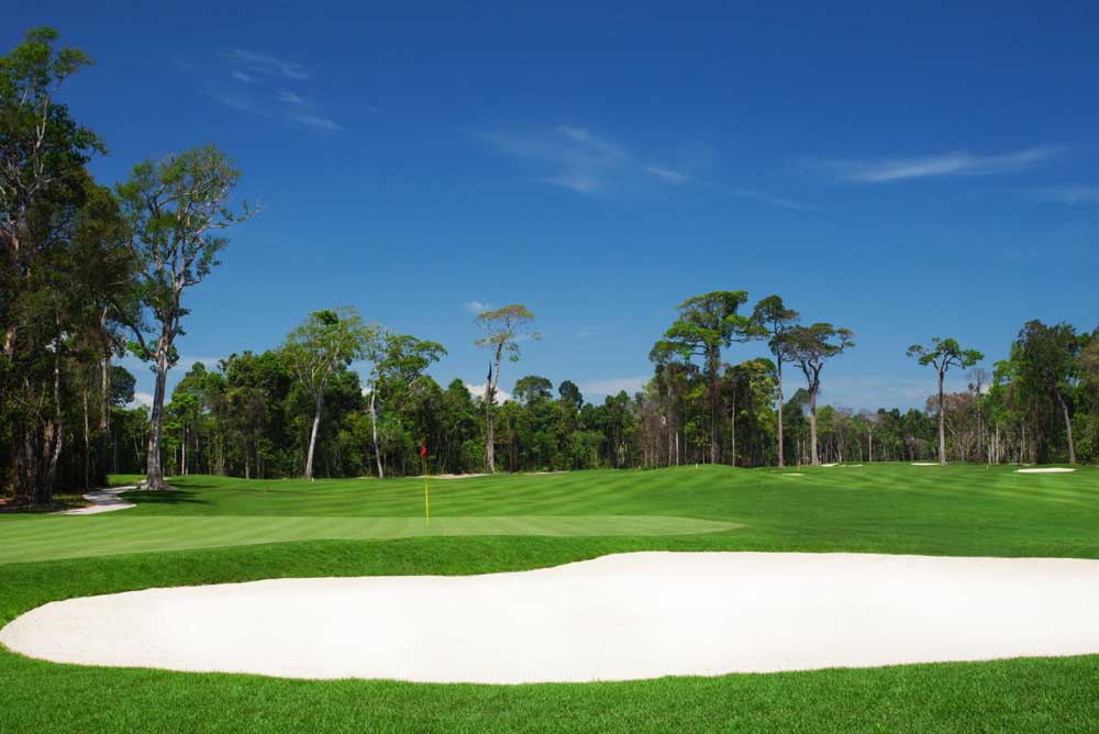 The 27-hole resort layout is the first course on Phu Quoc ... but there are expected to be 14 completed by 2020