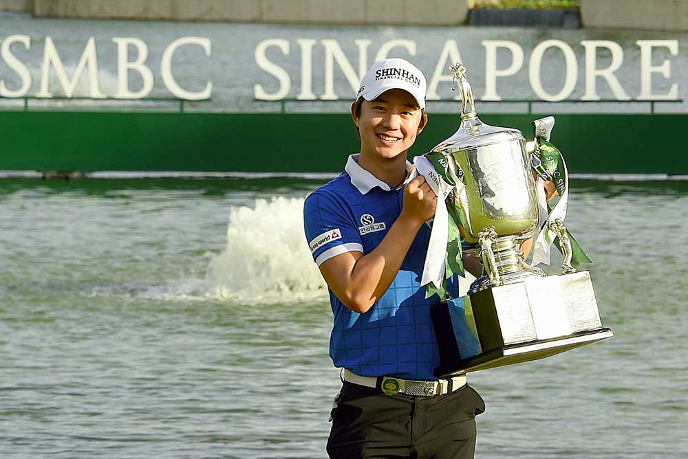 South Korea's Song Young-Han wins the SMBC Singapore Open