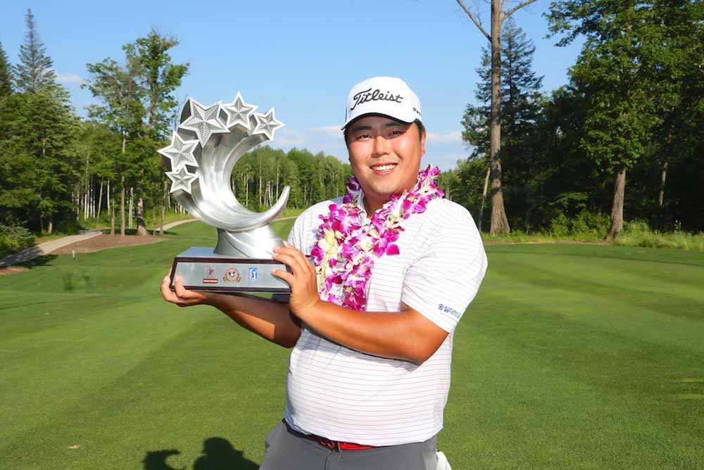 Kim becomes the third South Korean to win on PGA TOUR China