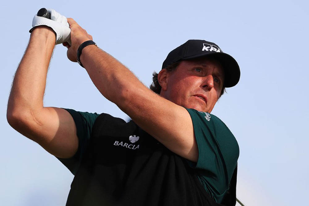 "It was one of the best rounds I've ever played," said Mickelson
