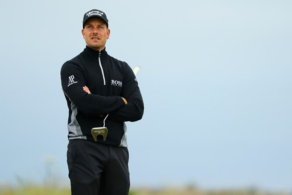 "It was tough out there again," said Stenson