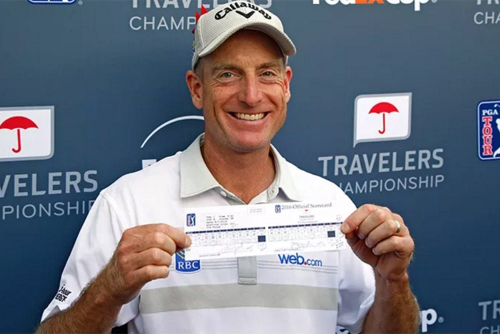 Jim Furyk fires the lowest single round score in PGA Tour history