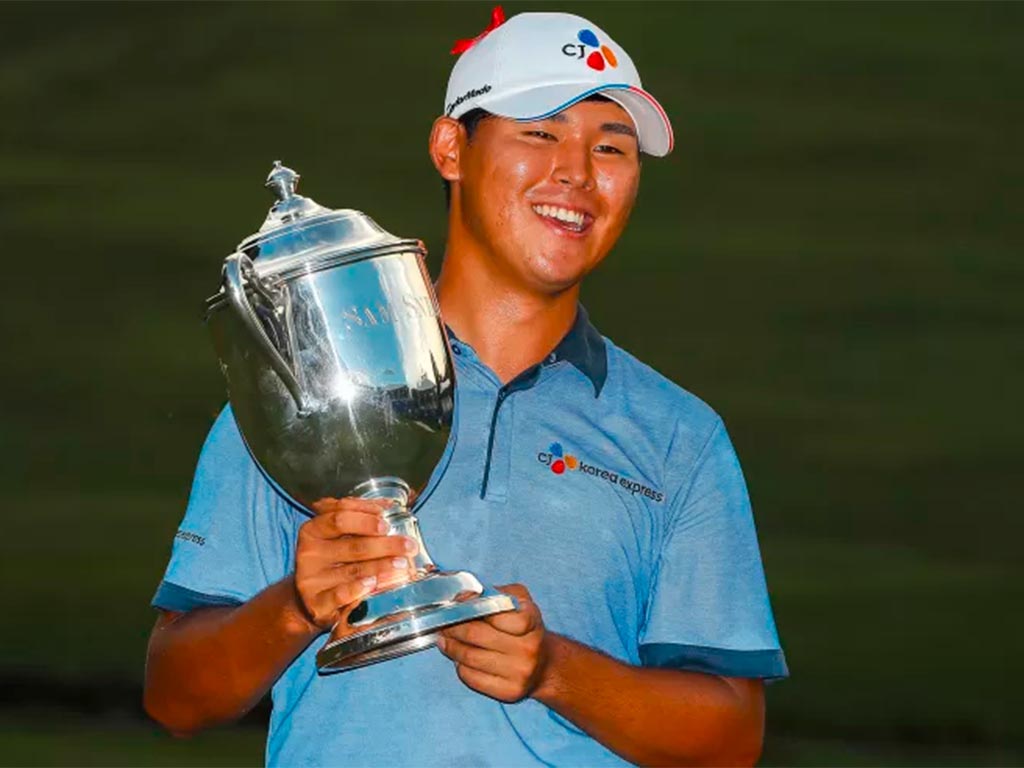 Kim became the youngest international winner on US Tour since Seve Ballesteros of Spain won in 1978