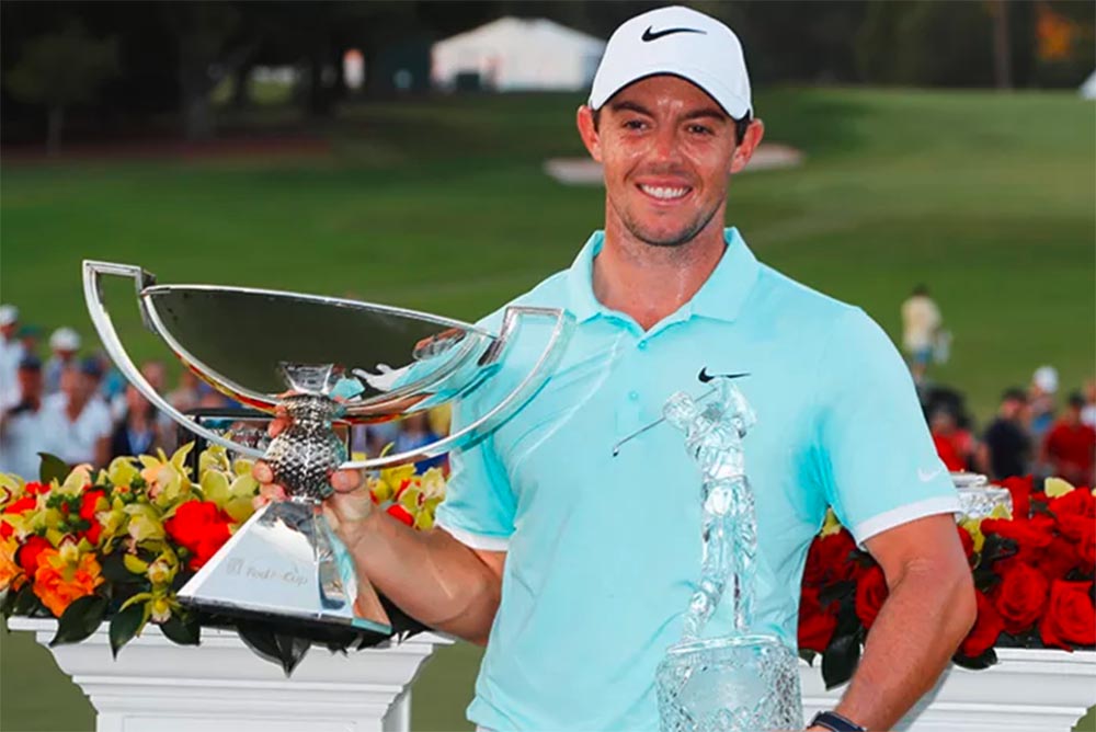"To be here and to win the FedExCup is very special," McIlroy said